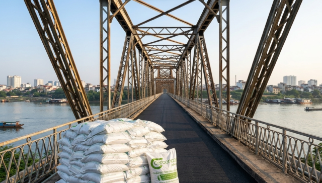 Đại tu mặt đường cầu Long Biên, bê tông nhựa nguội Carboncor Asphalt, bao 25kg