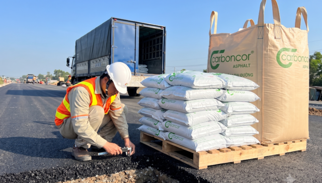 Cường độ dính bám Carboncor Asphalt, bê tông nhựa nguội, bao 25kg, bao Jumbo 1 tấn